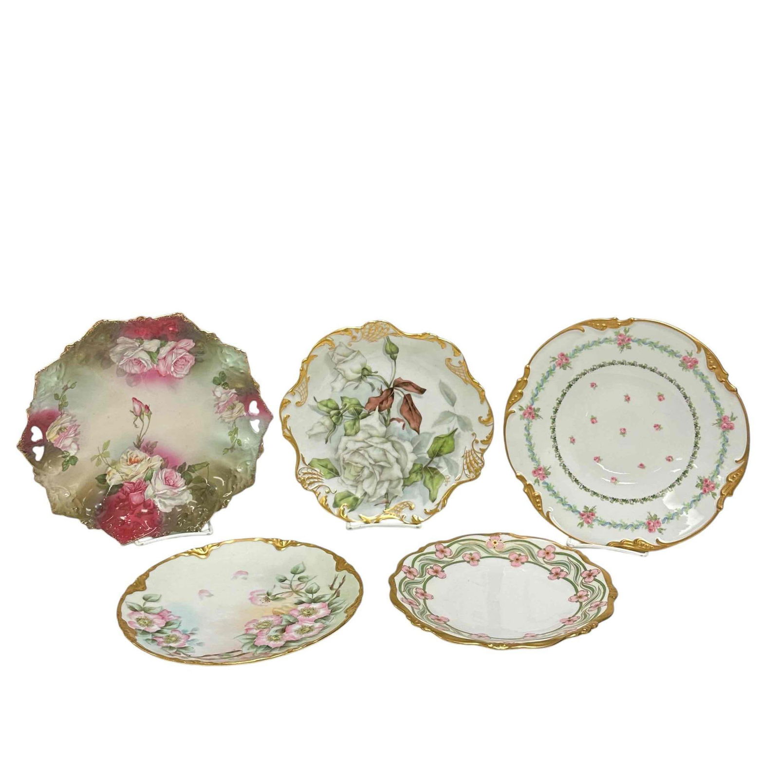 Signed Jean Pouyat Limoges and Four Other Plates (1 of 20)