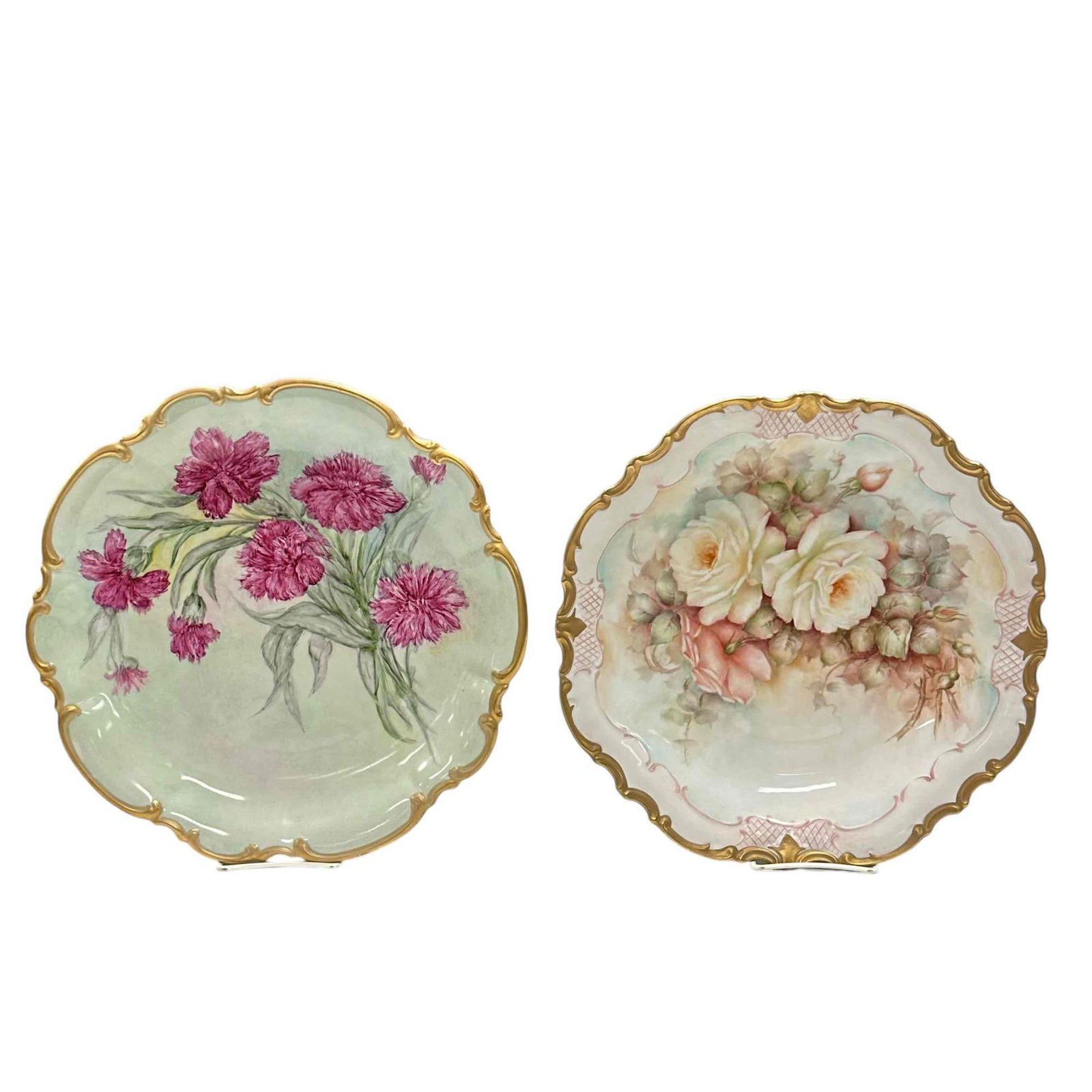 Two Large Floral Chargers (1 of 16)