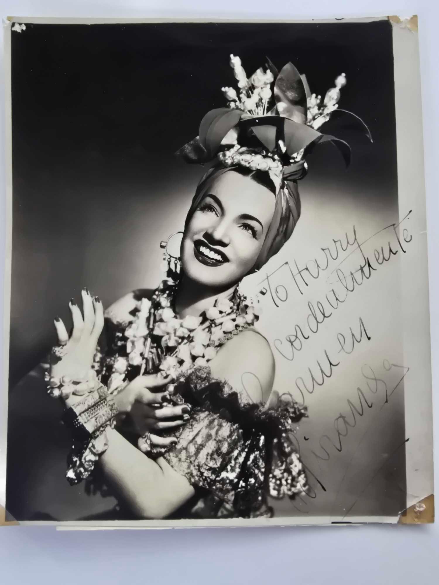 Carmen Miranda - autographed photo (1 of 2)