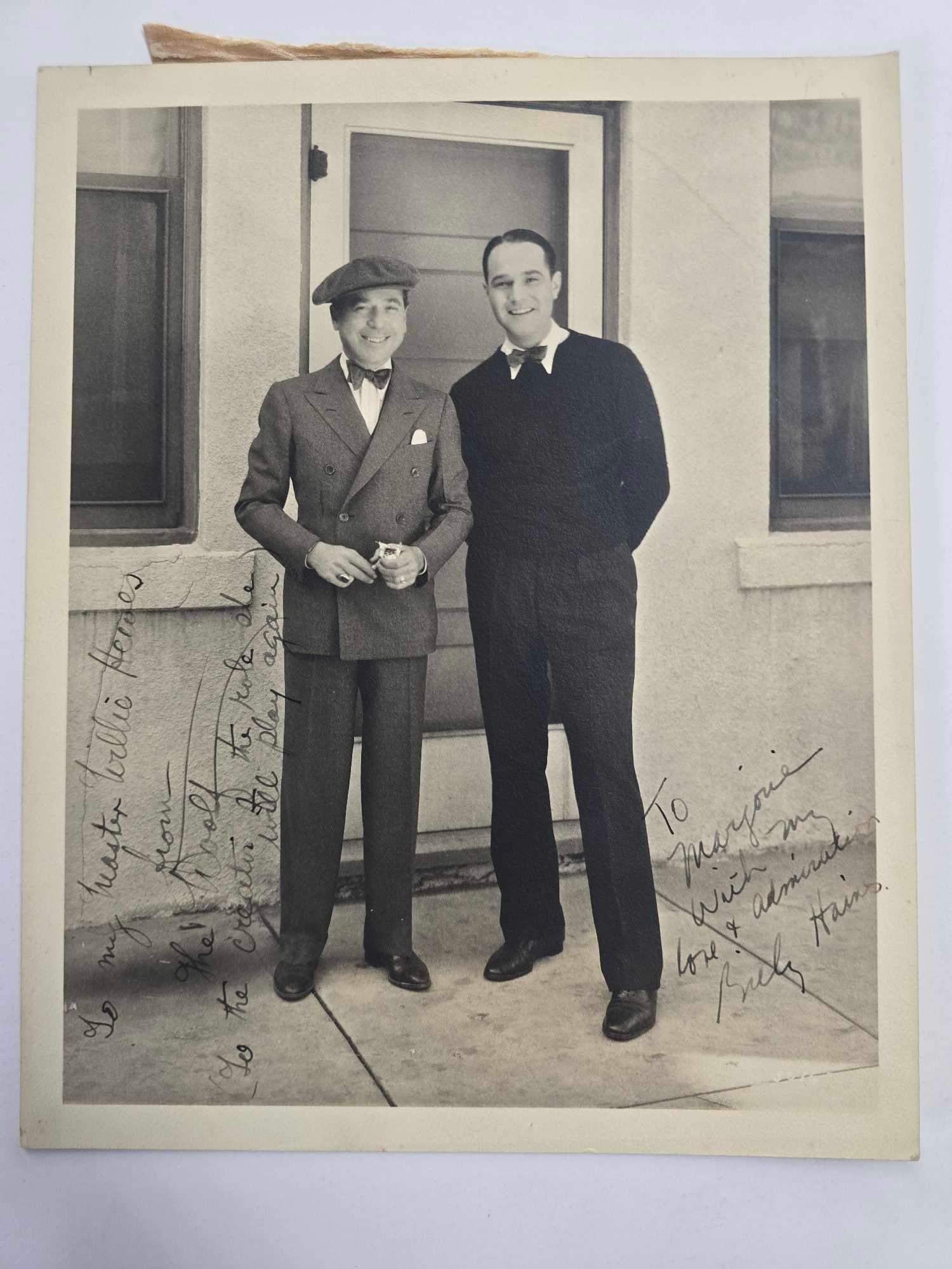 Billy Haines and Wolf autographed photo (1 of 3)