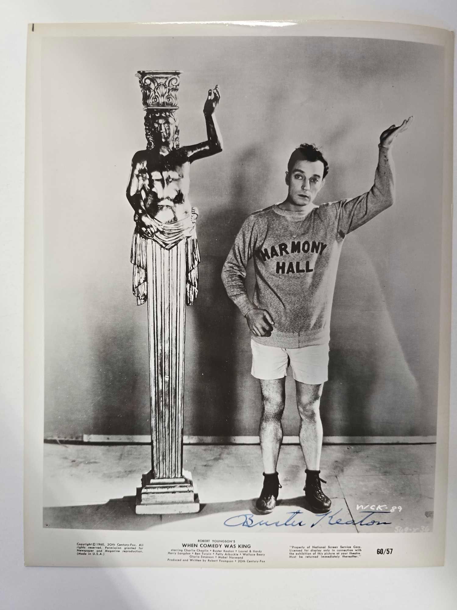 Buster Keaton #3 autographed photo (1 of 2)