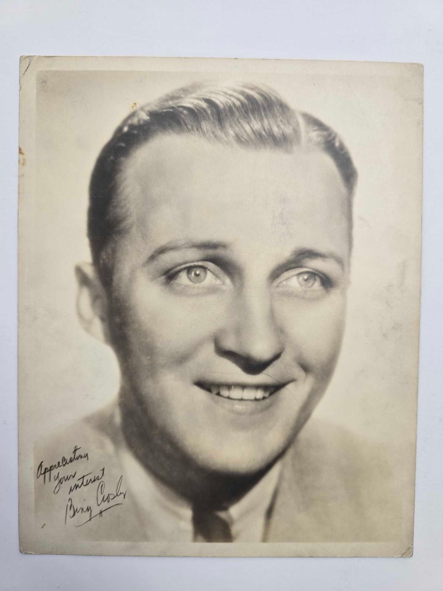 Bing Crosby autographed photo (1 of 2)
