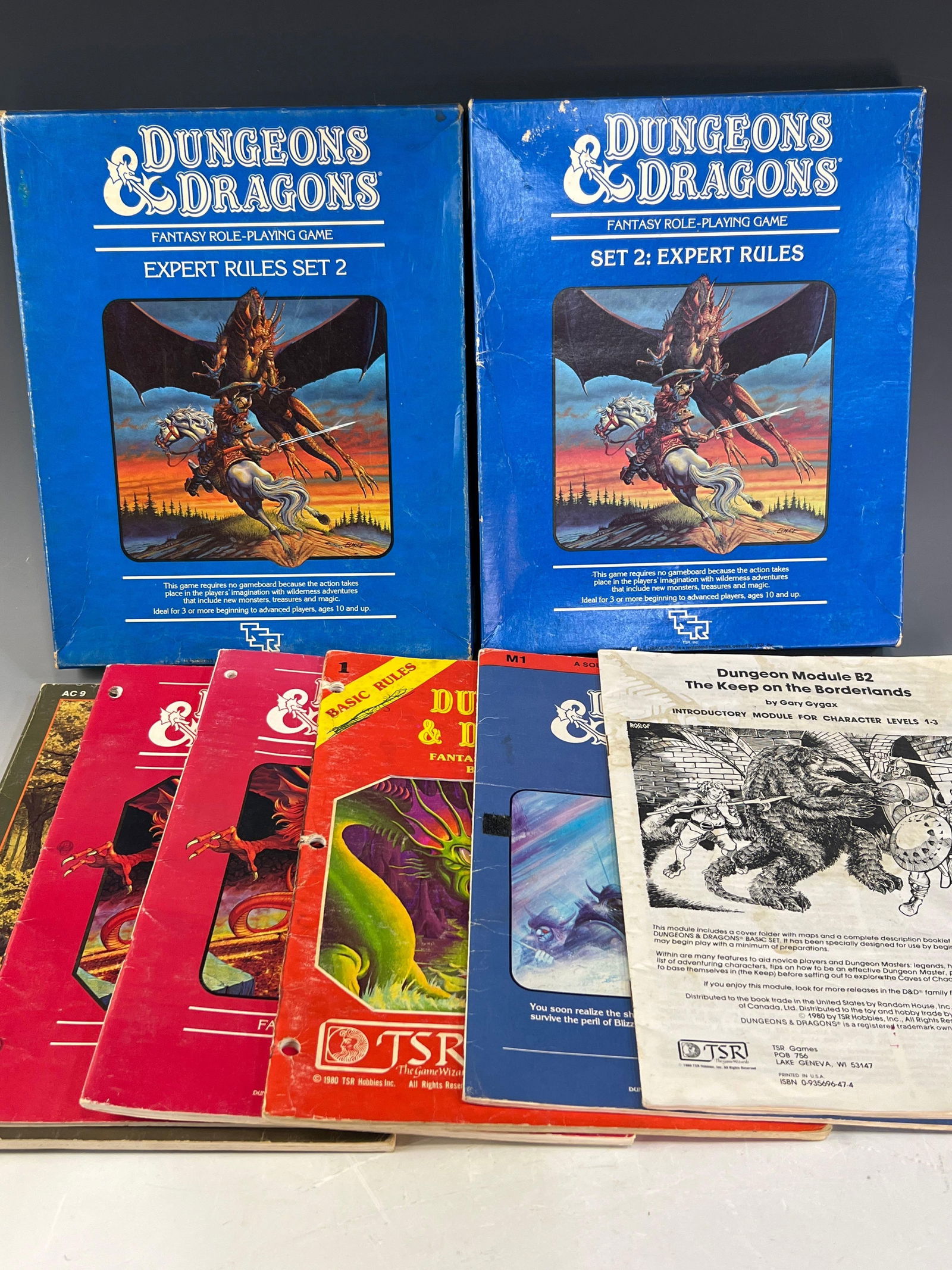 1980's Dungeons & Dragons Manuals, Expert Rules and More TSR (1 of 14)