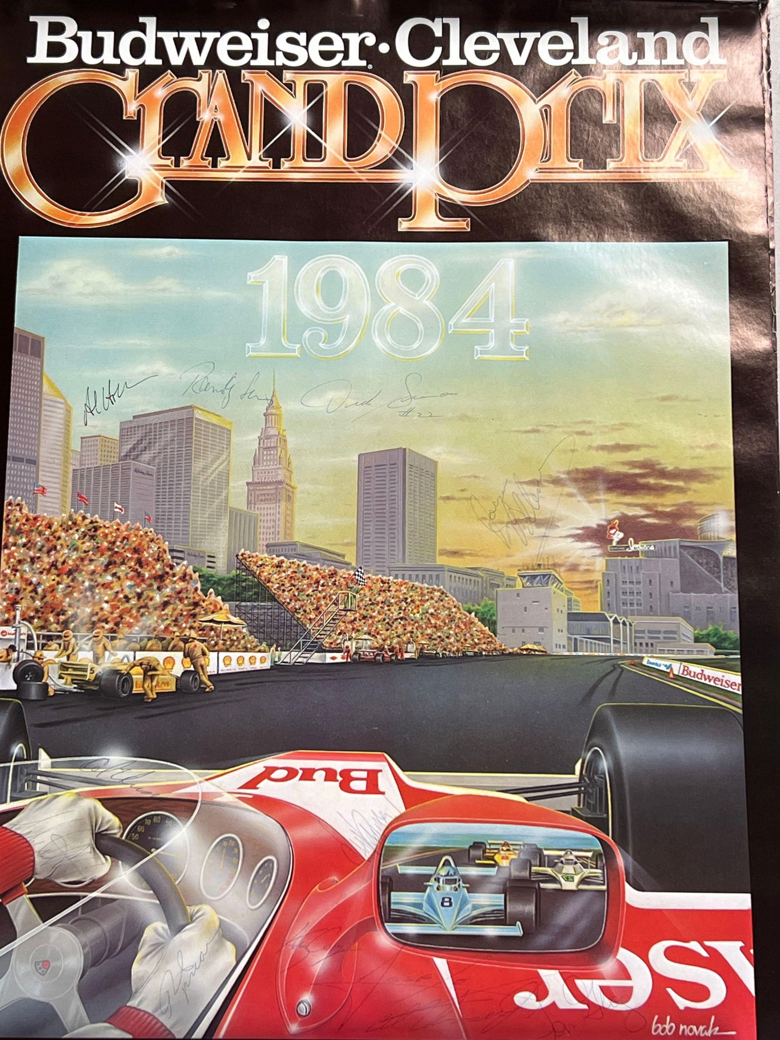 The Grand Prix of Cleveland Autographed 1984 Poster (1 of 7)