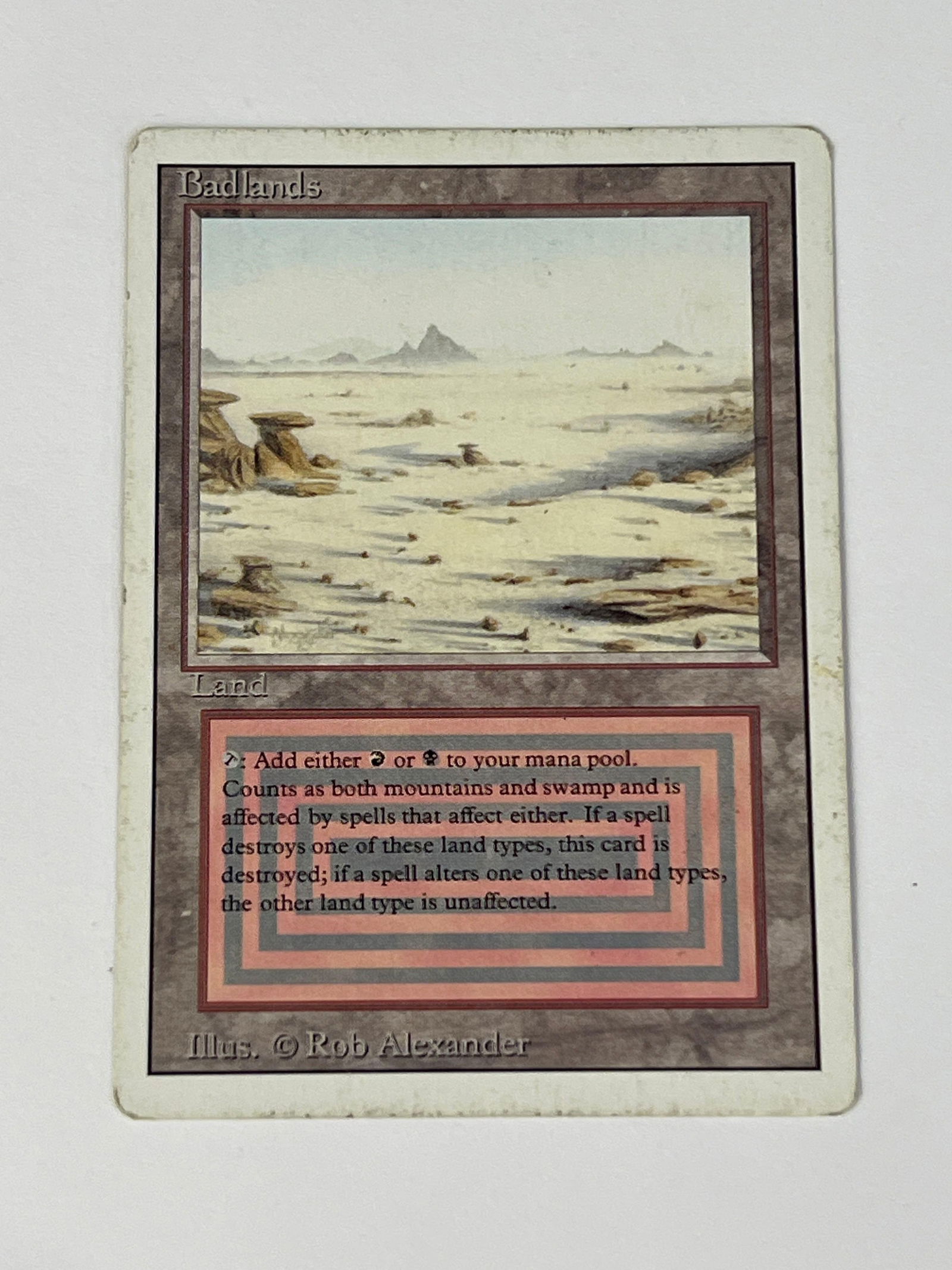 1994 Magic The Gathering Revised Edition Badlands (1 of 7)