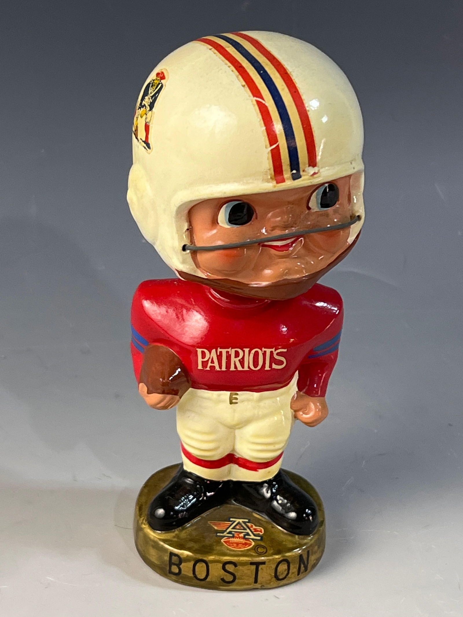 1962-65 Boston Patriots RARE Bobble Head Ear Pad Version AFL (1 of 12)