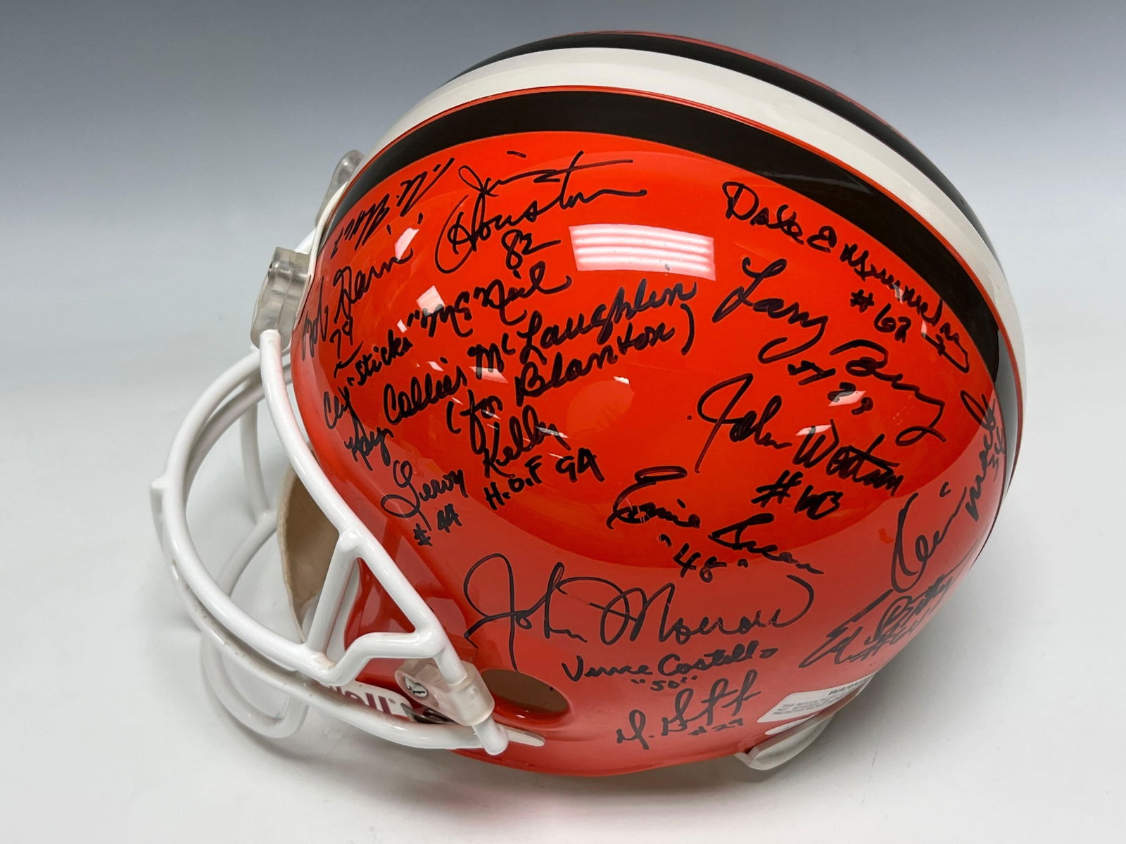 Cleveland Browns HOF'ers and Stars Autographed Helmet WOW (1 of 11)