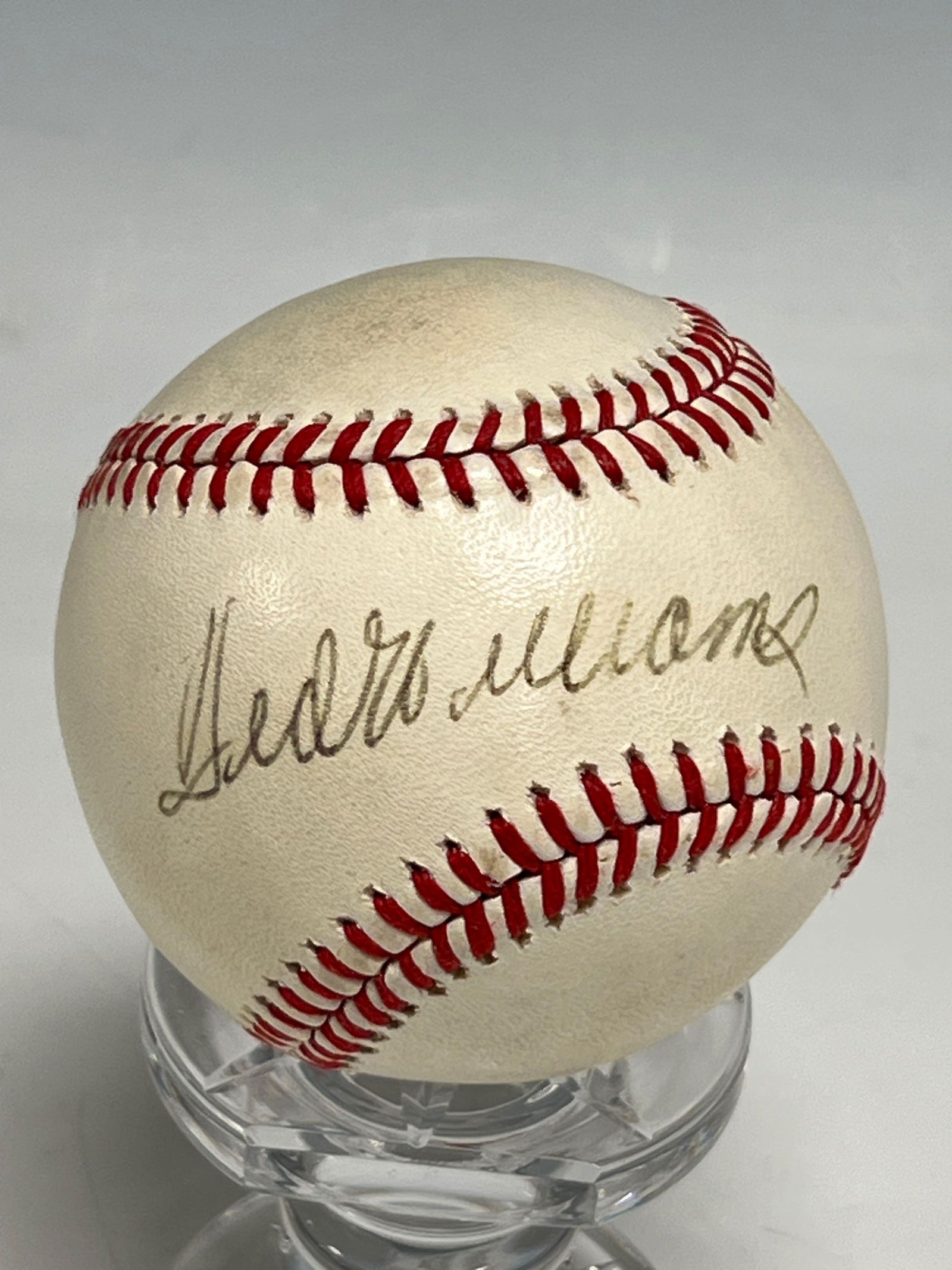 Ted Williams Autographed Baseball JSA LOA (1 of 8)