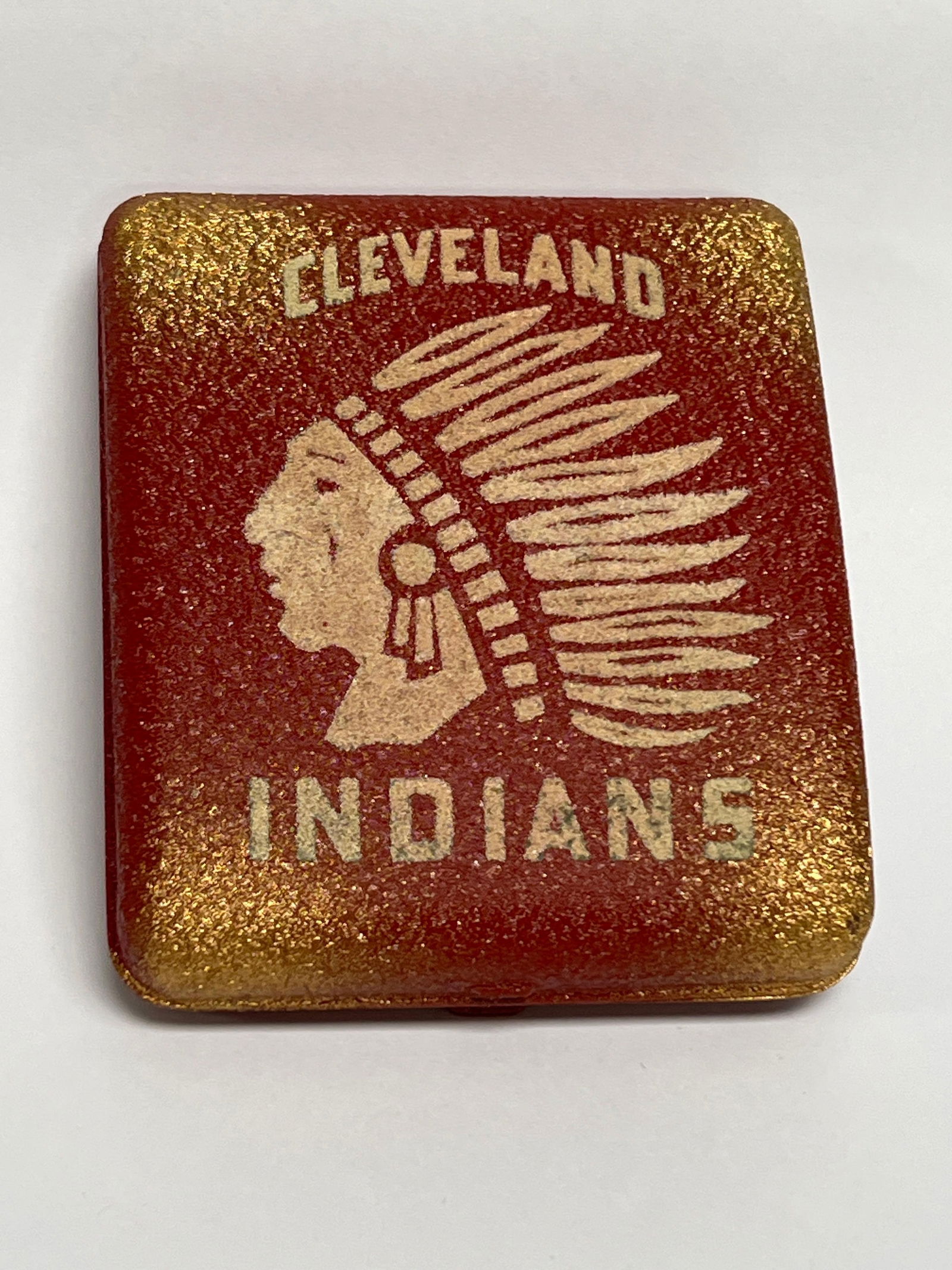 Vintage Cleveland Indians Cigarette Case (1 of 5)