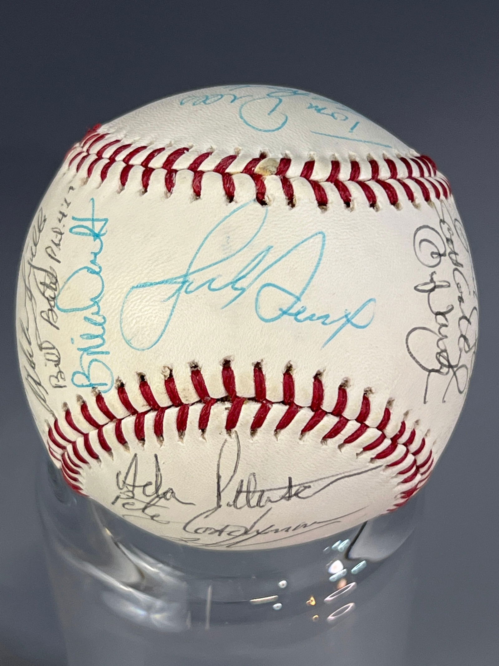 1989 Triple A All-Star Game Team Signed Baseball (1 of 6)
