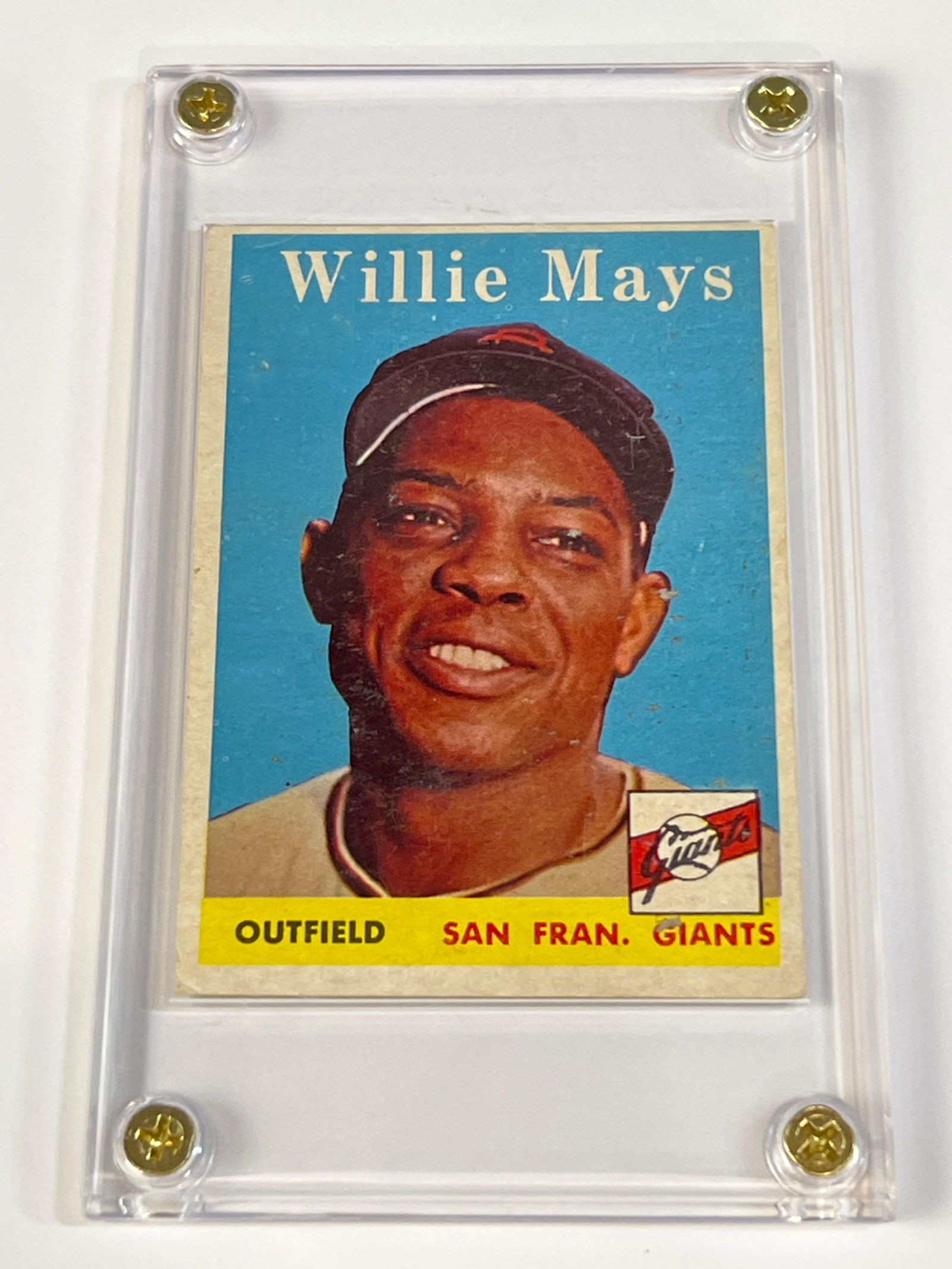 1958 Topps #5 Willie Mays San Francisco Giants (1 of 7)