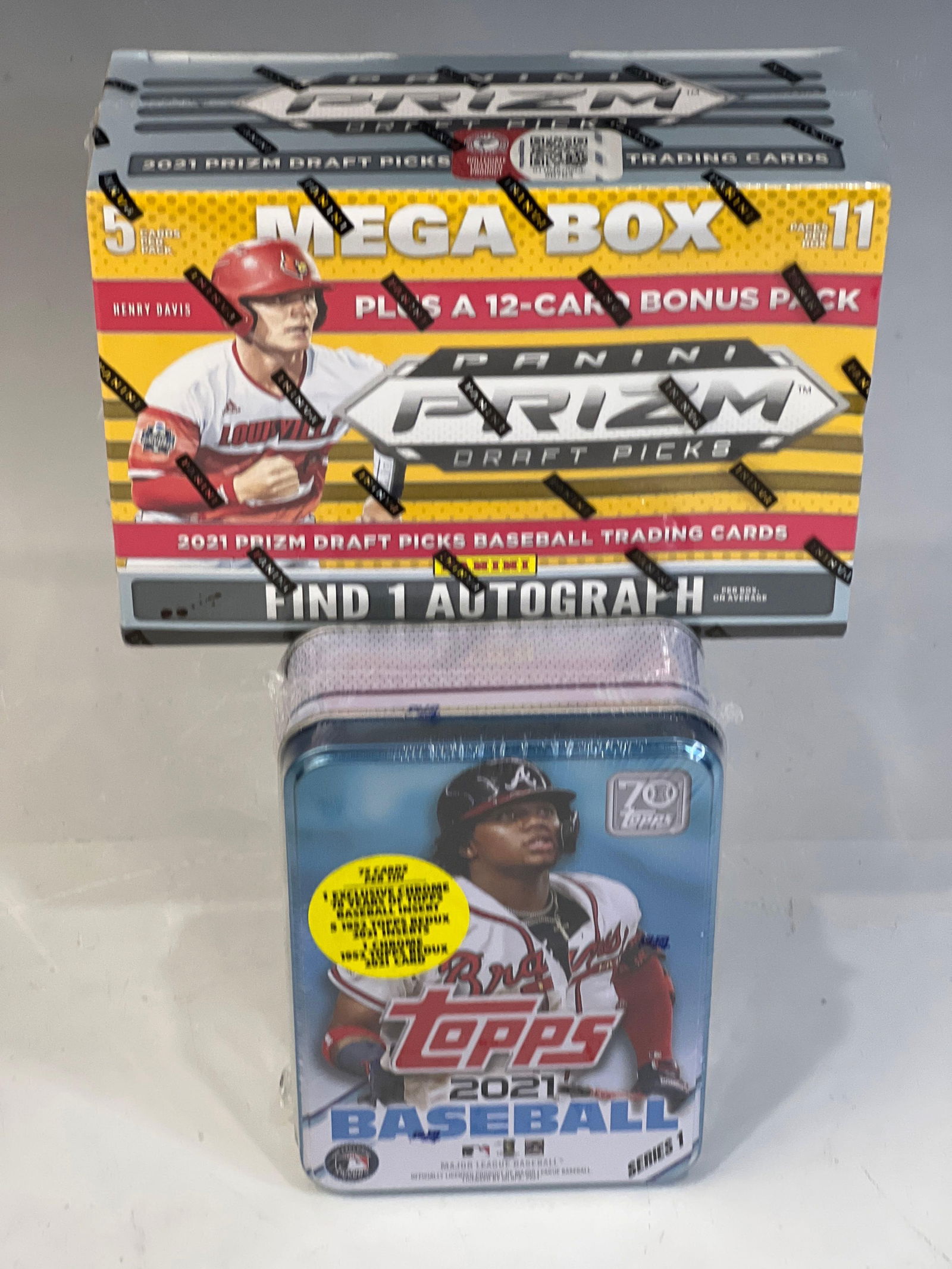 (2) 2021 Baseball Factory Sealed Wax Pack Boxes (1 of 3)
