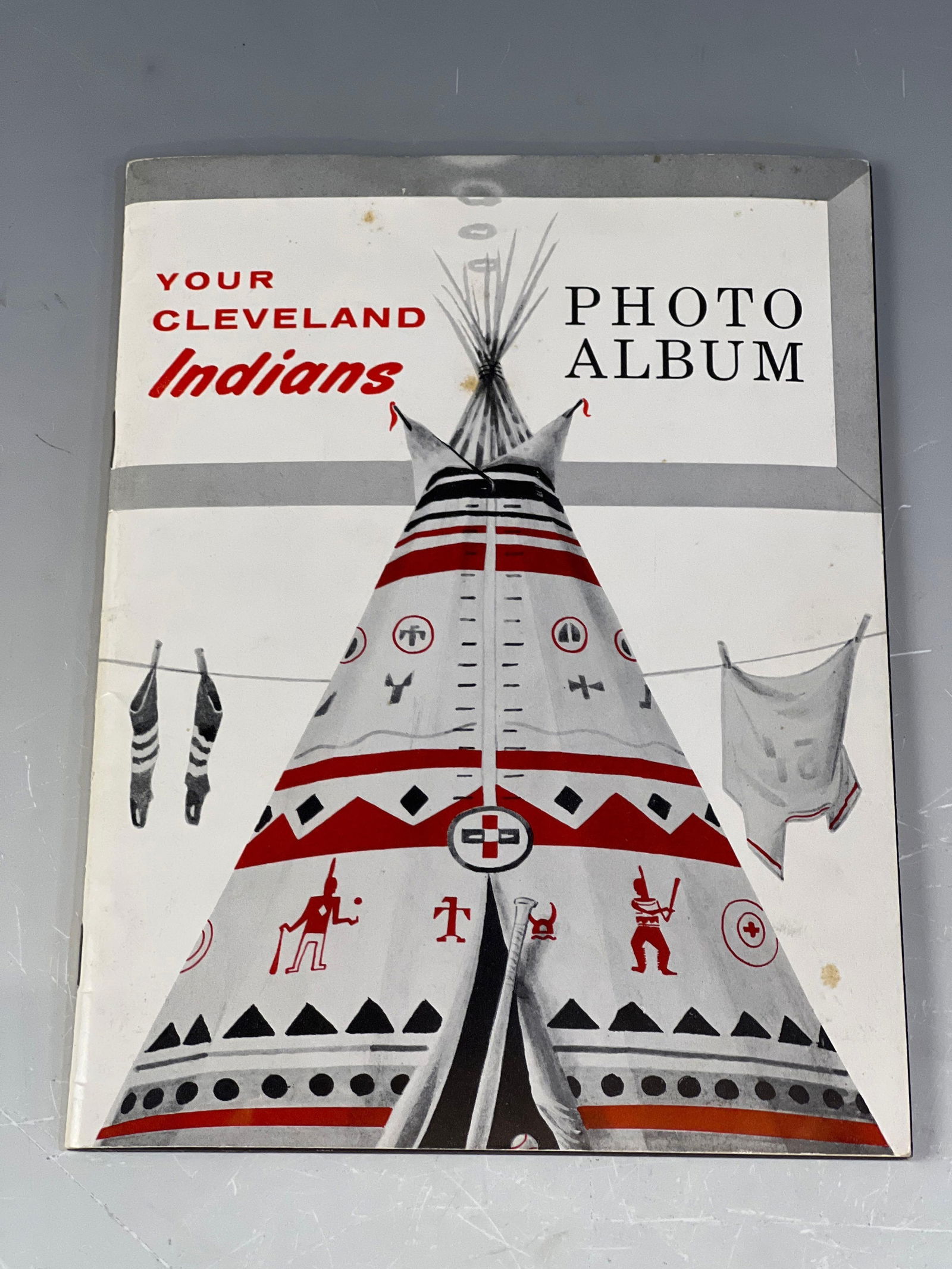 1957 Sohio Cleveland Indians Photo Album w/ Roger Maris Rookie (1 of 10)