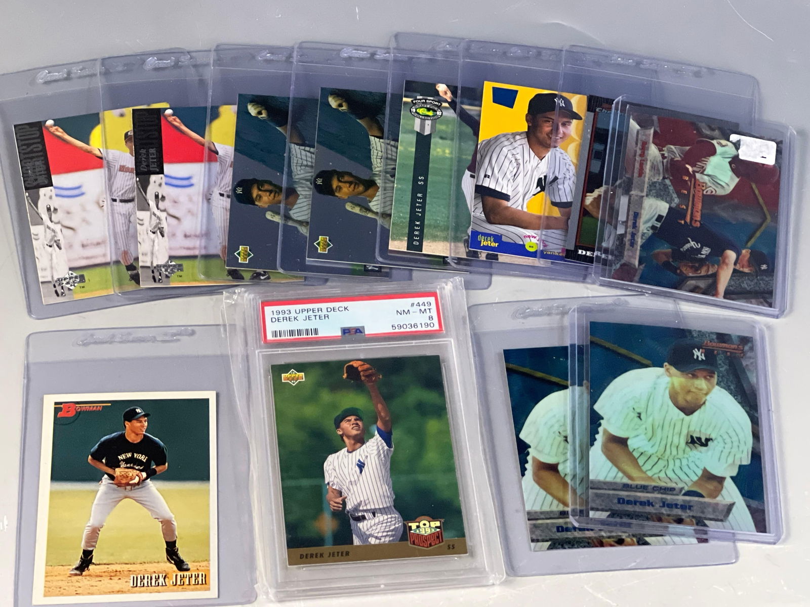 Derek Jeter Rookie Baseball Card Lot New York Yankees (1 of 4)