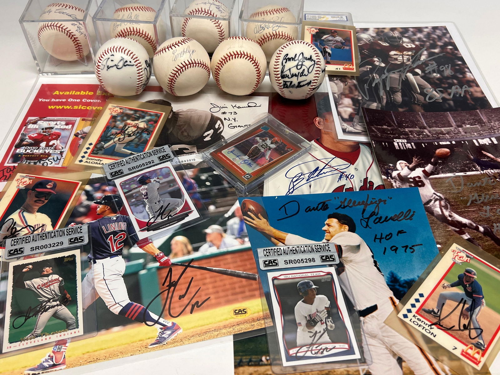 Cleveland Sports Fan Autograph Lot (1 of 9)