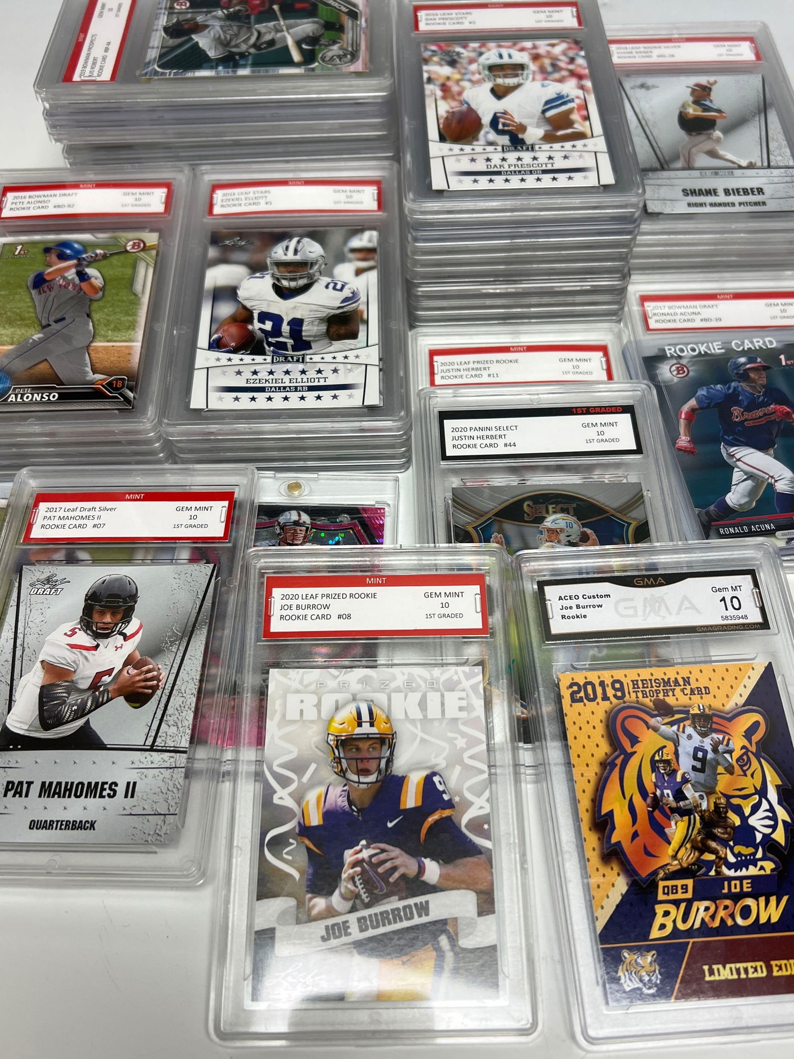 Graded Card Collection with Stars and Rookies (1 of 12)