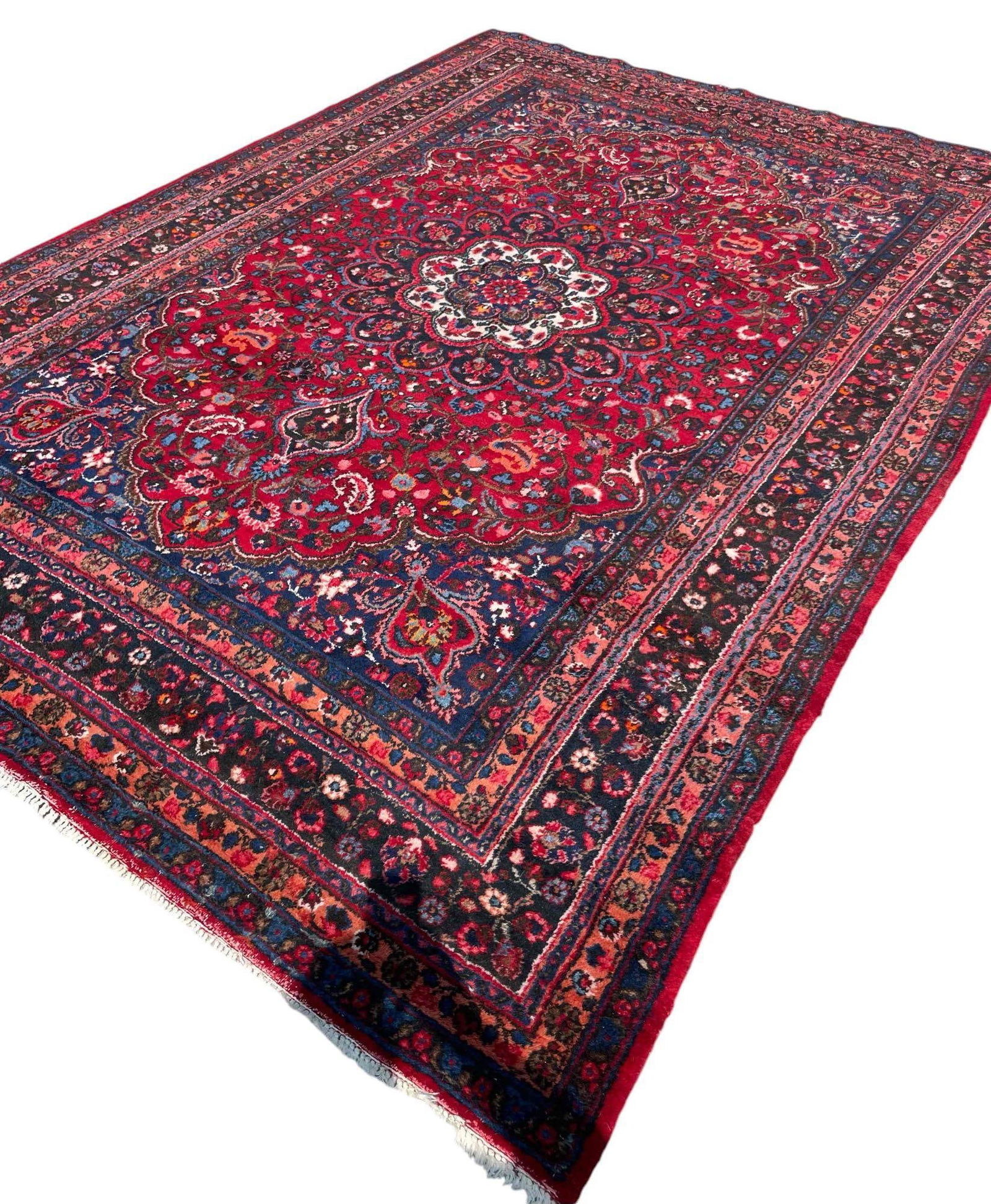 8ft x 10ft Semi Antique Persian Sarouk Carpet (1 of 19)