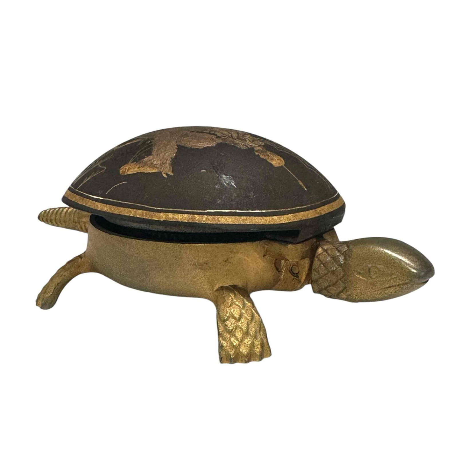 Eibar Espana Gilt Bronze Turtle Hotel or Desk Bell BOJ (1 of 16)