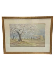 T. Tosuke (Japanese, 20th Century) Watercolor