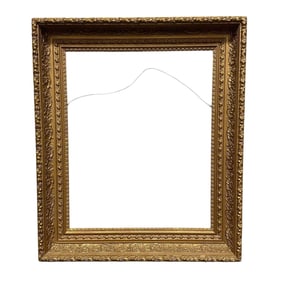 Impressive 19th Century Gesso and Wood Gilt Frame