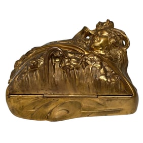 Art Nouveau Copper Box by Francesc Madurell