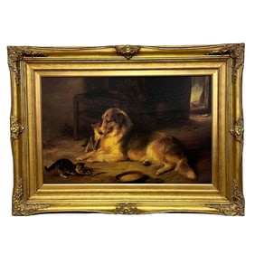 Walter Hunt "Best Friends"  Framed Glicee