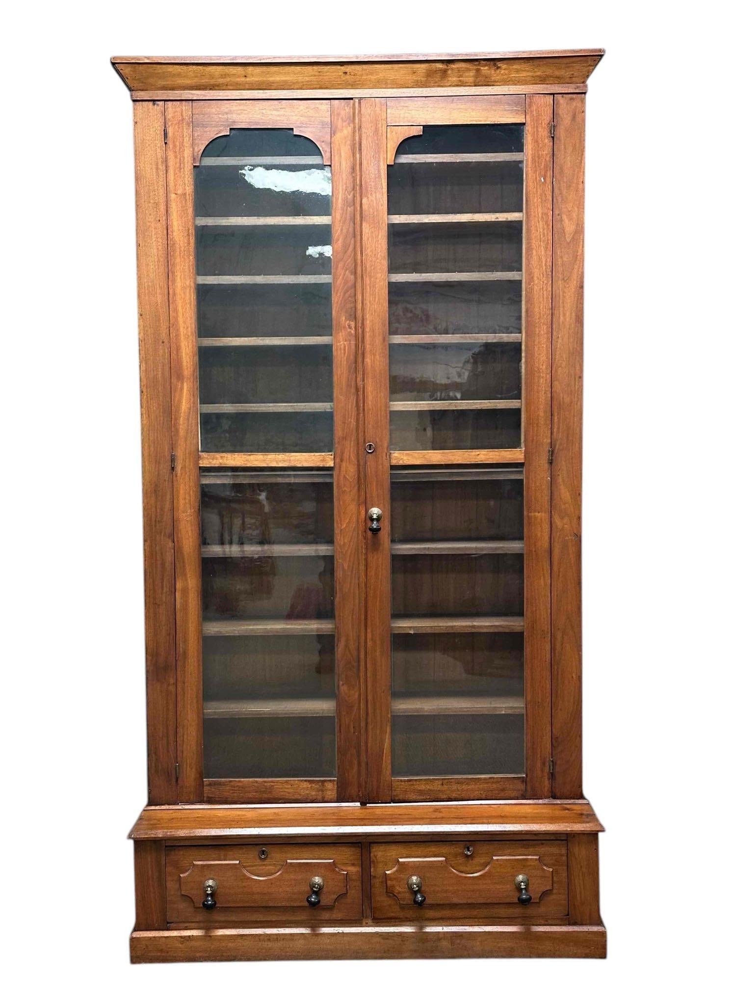 19th Century American Walnut Bookcase (1 of 20)