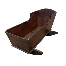 19th Century Early American Pine Cradle