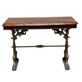 19th Renaissances Style  Foyer Table with Griffin Base