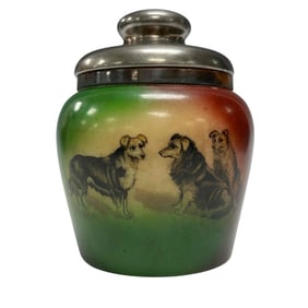 Handel Ware Dog Motif  Humidor