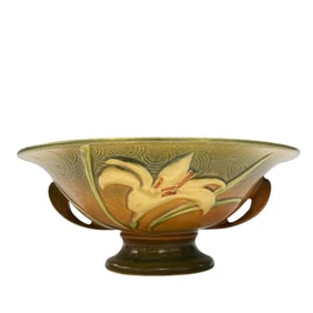 Roseville Pottery Zephyr Lily 8-10 Bowl