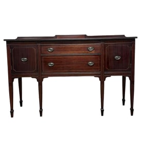 1940's American Mahogany Sheraton Style Sideboard
