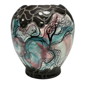 ROGER Signed Modernist Pottery Vessel