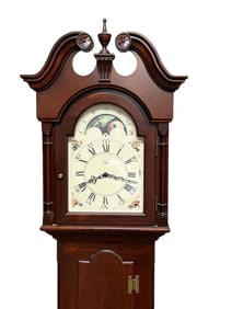 20th Century Sligh Tall Case Grandfather Clock