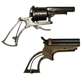 Sharps Pepperbox & Lefaucheaux M1858 Pistols