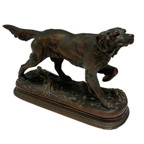 Hunting Pointer Dog after Jules Moigniez (French, 1835-1894)