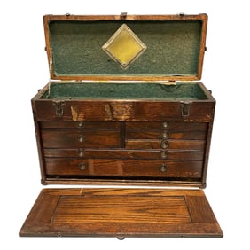Oak Machinist's Chest