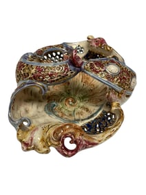 Fischer and Budapest Majolica Basket