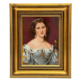 R.P.M. Porcelain Tile Framed Plaque - Charlotte Von Owen