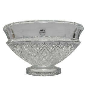 Large Crystal Punch Bowl