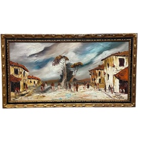 Homer Costello (1899 - 1977) Mid-Century Modern Oil Painting