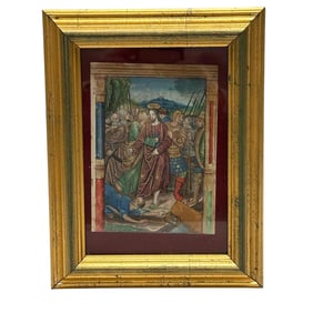 Illuminated Manuscript on Vellum