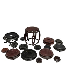 Group of Various 19th/20th Century Vase Pedestal Stand