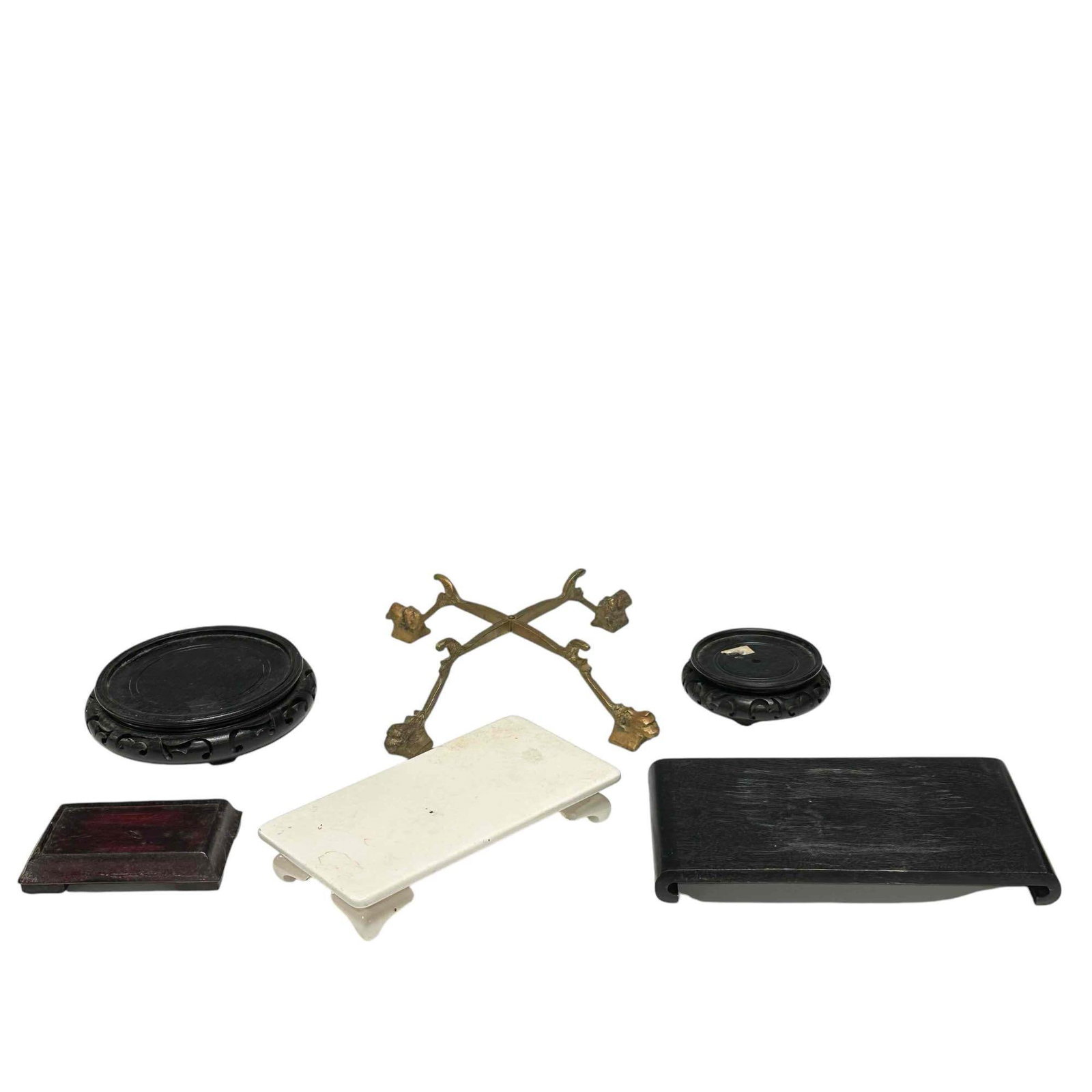 Six (6) Various Pedestal vase and Bowl Stands (1 of 17)