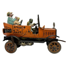 Marx Amos & Andy Tin Toy Wind-up Car