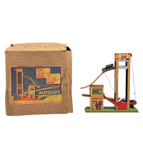 CKO Kellermann, Tin Litho Autolift Toy N0. 324 with Box