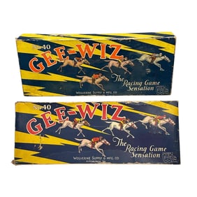 Two (2) Wolverine GEE - WIZ No. 40 Horse Racing Boxed Games