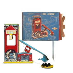 WOLVERINE Sand Toy AUTOMATIC COAL LOADER w/Box