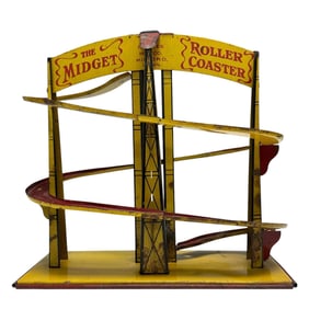 The MIDGET Tin Litho Marble Roller Coaster by REEVES