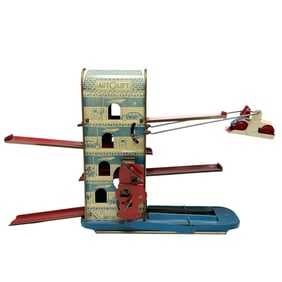 WOLVERINE Tin Windup AUTOLIFT with Car